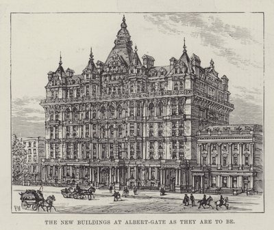 Os novos edifícios em Albert-Gate como eles devem ser de Frank Watkins